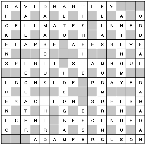 Crossword Solution